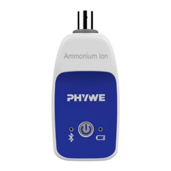 PHYWE Cobra SMARTsense Ammonium Ion 12913-00 Operating Instructions