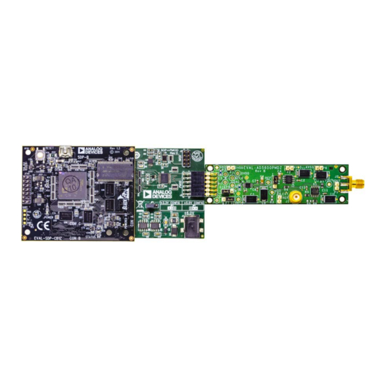Analog Devices EVAL-AD5600PMDZ User Manual