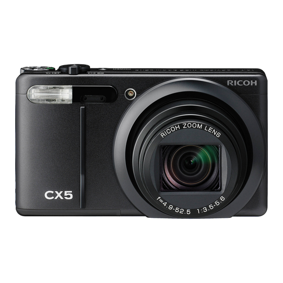 Ricoh CX5 User Manual