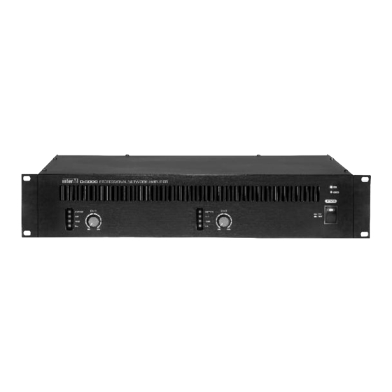 Inter-m D-6000 Operation Manual