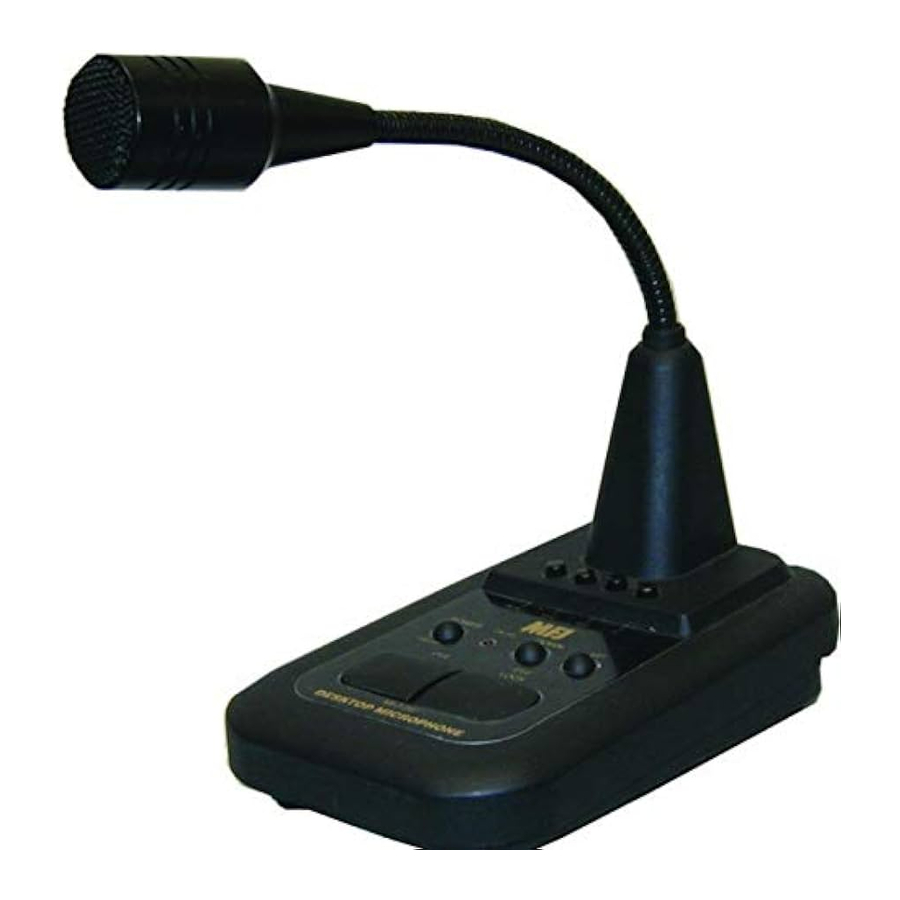 MFJ 297 - Desktop Microphone Manual