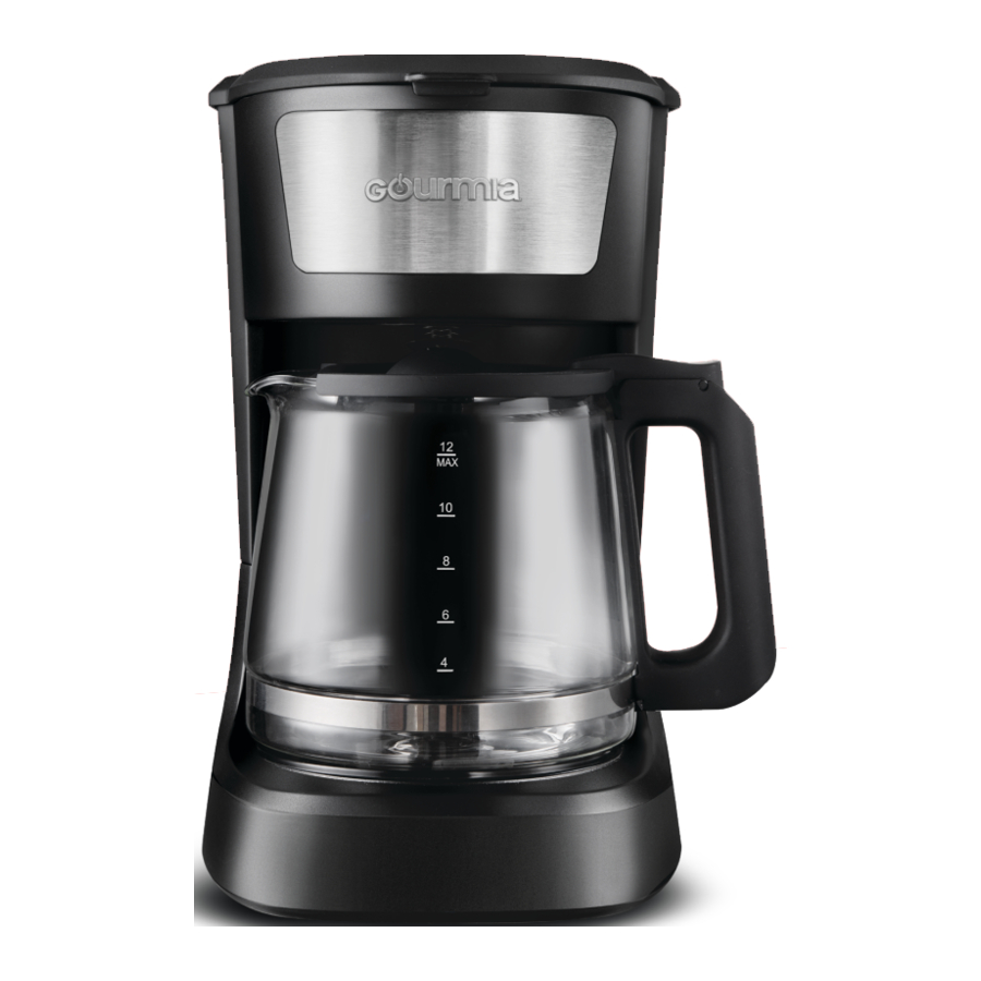 Gourmia GCM3282 - 12-Cup Coffee Maker Manual