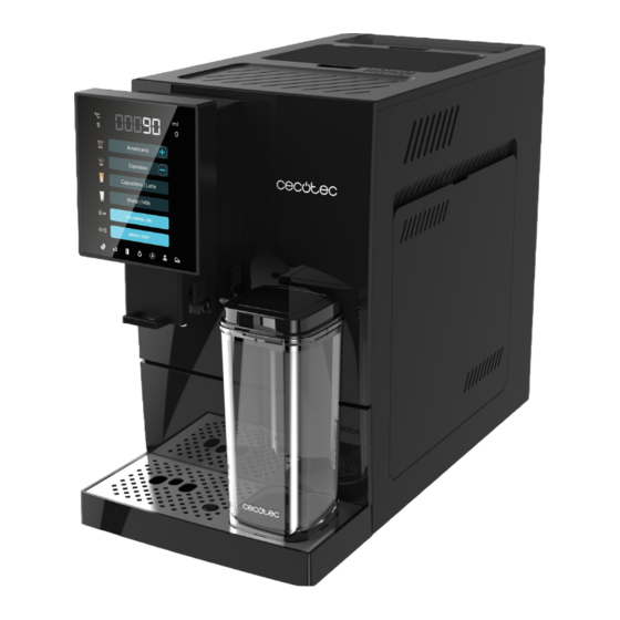 cecotec Cumbia CREMMAET COMPACTCCINO BLACK Instruction Manual