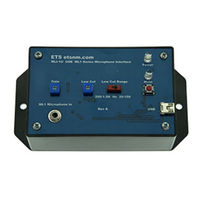 Ets MLI-1U Instructions