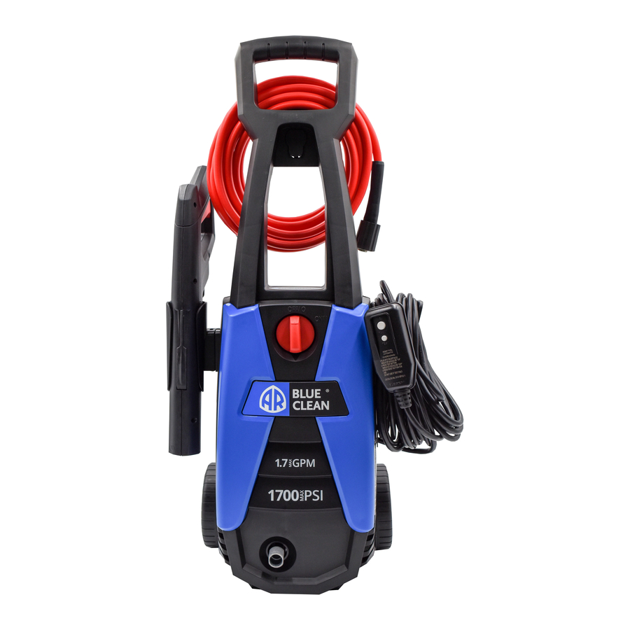 AR Blue Clean BC142HS - 1700 PSI Pressure Washer Manual