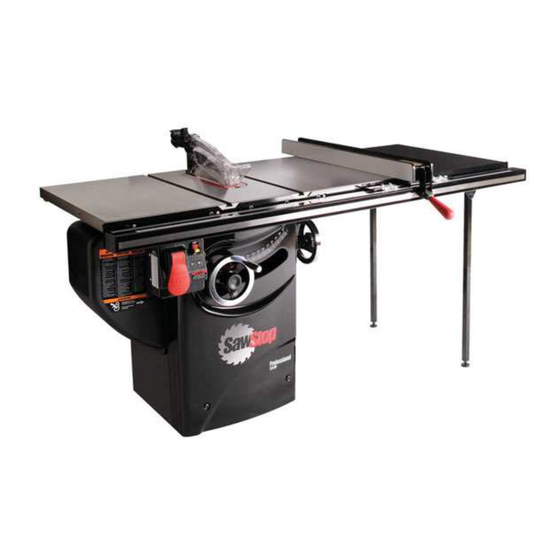 SawStop PCS31230 Owner's Manual