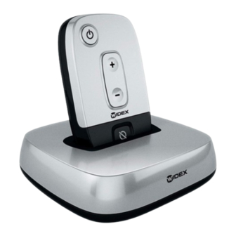 Widex TV-DEX User Instructions