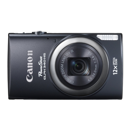 Canon IXUS 265 HS Getting Started