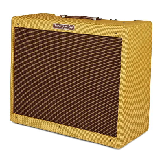Fender ’57 Custom Twin-Amp Owner's Manual