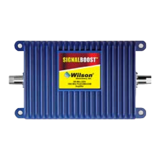Wilson Electronics SignalBoost Installation Manual