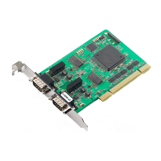 Moxa Technologies CP-602U-I-T Quick Installation Manual