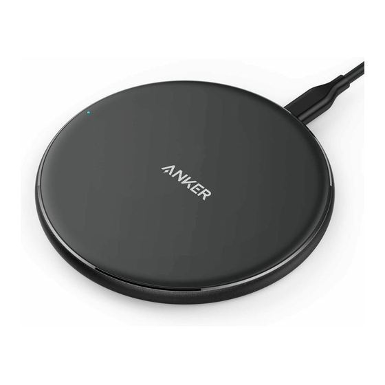 Anker PowerWave 10 Pad Quick Manual