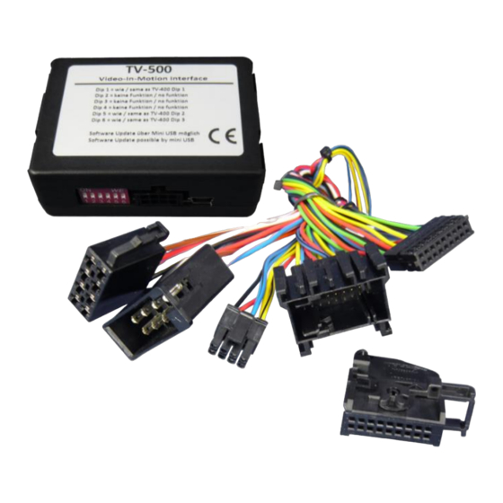 Car-Interface TV-Free CI-TF-C20 Manual