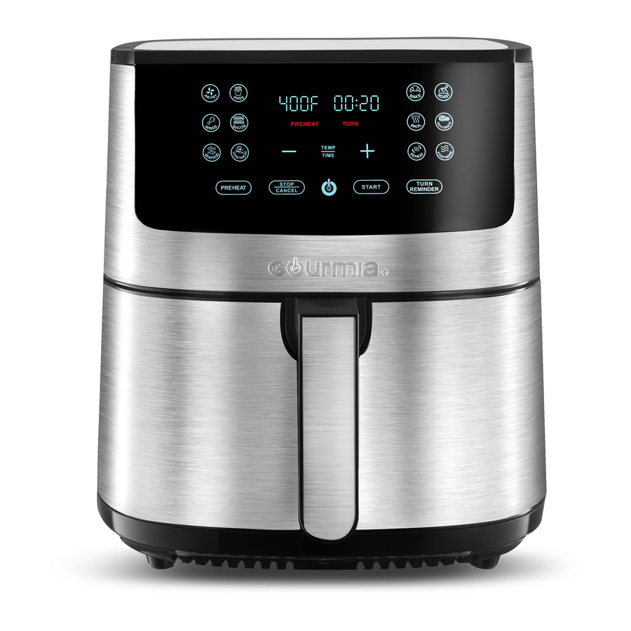 Gourmia 8qt Digital Air Fryer GAF838 Manual