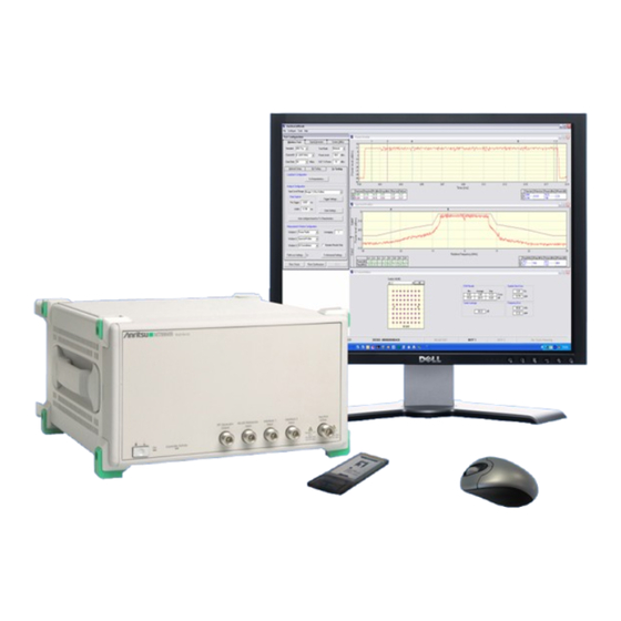 Anritsu MT8860B Remote Programming Manual