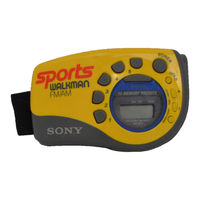 Sony Sports Walkman SRF-M78 Operating Instructions Manual