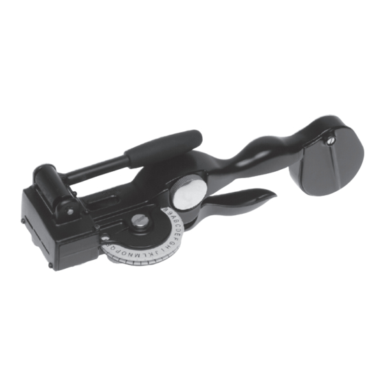 Dymo Rhino 1011 Metal Tape Embosser User Manual