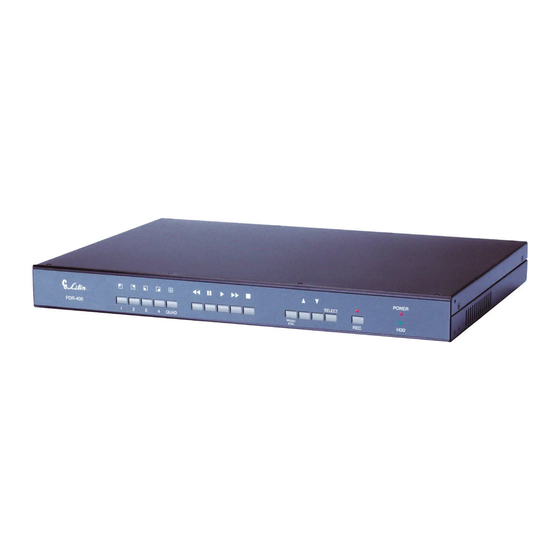 Lilin PDR-400 Instruction Manual