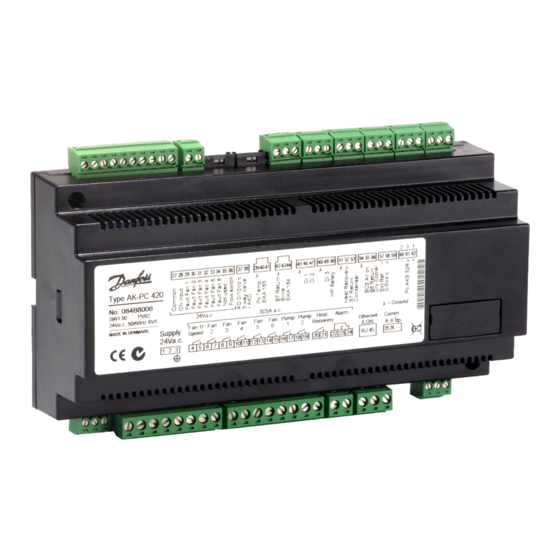 Danfoss AK-PC 420 User Manual