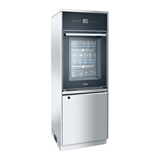 Miele professional PLW 6011 Operating Instructions Manual
