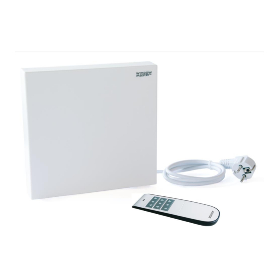 WindowMaster WCC 106BT MotorController Manuals