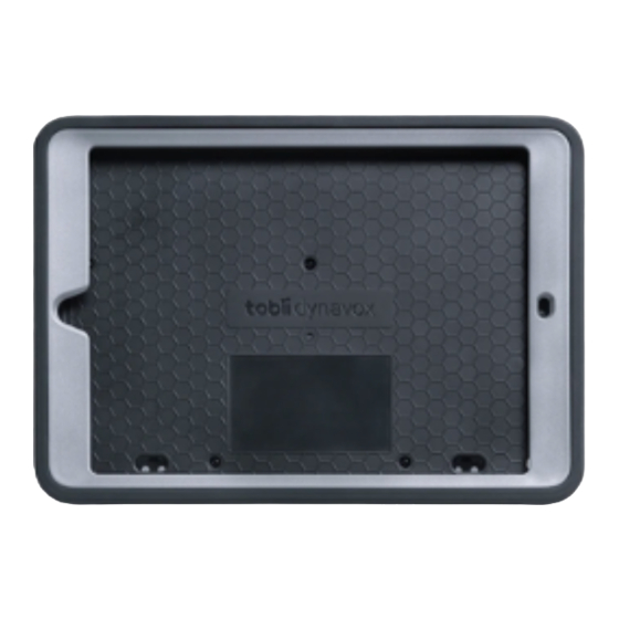 Tobii Dynavox Speech Case Quick Start Manual