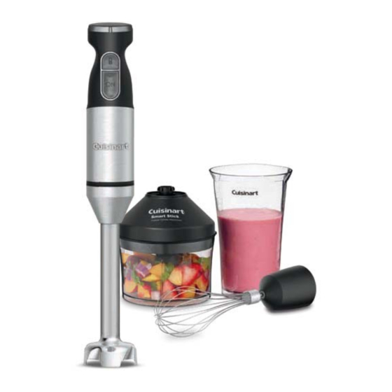 Cuisinart CSB-179A Instruction And Recipe Booklet