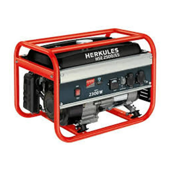 HERKULES HSE 2500/E5 Original Operating Instructions