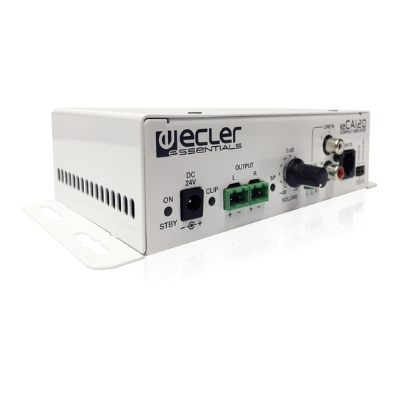 Ecler essentials eCA120 User Manual