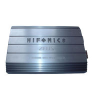 Hifonics Zeus ZX4000 Owners & Installation Manual