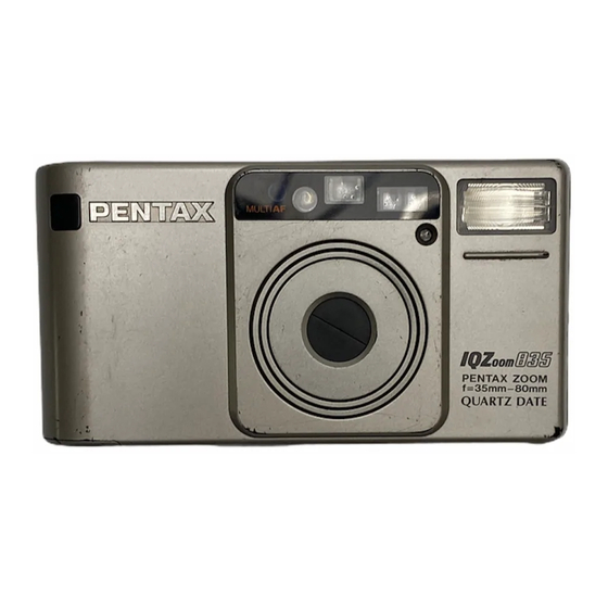 Pentax IQZoom 835 Operating Manual