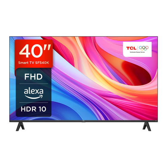 TCL 40SF540K User Manual