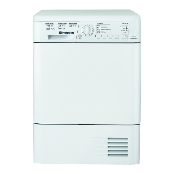 Hotpoint TCHL 83 Instruction