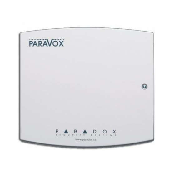 Paradox ParaVox Manuals