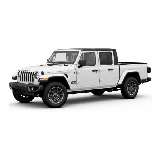 FCA US Jeep GLADIATOR 2020 Quick Reference Manual