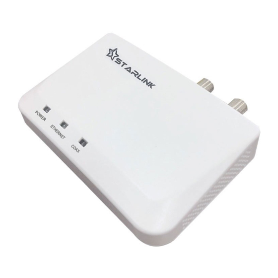 STARLINK MN2525 Start Manual