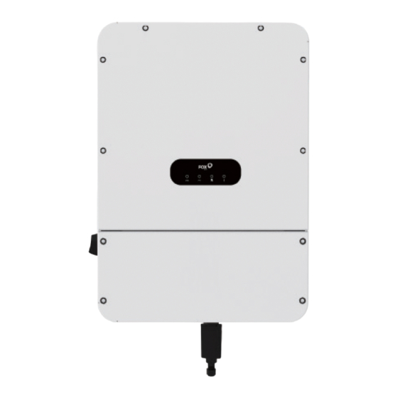 FoxESS US Series User Manual