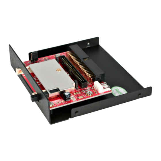 StarTech.com 35BAYCF2IDE Manual