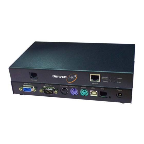 serverLink SL-1000 User Manual
