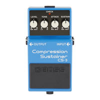 Boss CS-3 Instructions