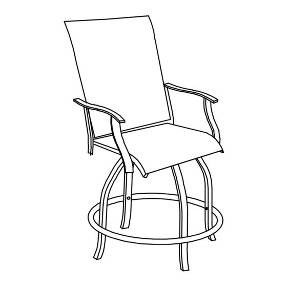 Kozyard Bistro Bar Swivel Chair Assembly Manual