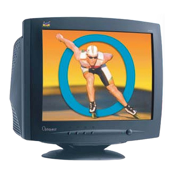 ViewSonic Optiquest Q95 Specifications