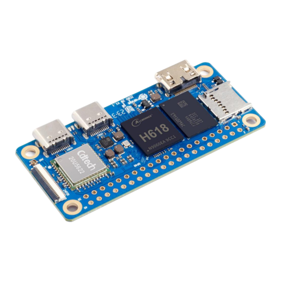 Shenzhen Xunlong Software Orange Pi Zero 2w User Manual