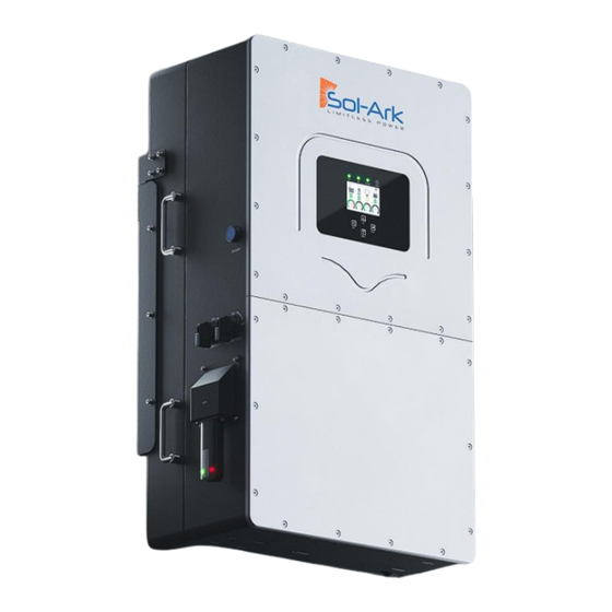 sol-ark 60K-3P-480V Installation Manual And User's Manual