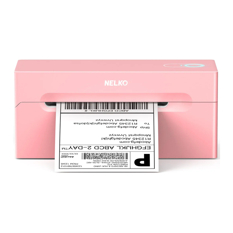 Nelko PL70e-BT - Printer Manual