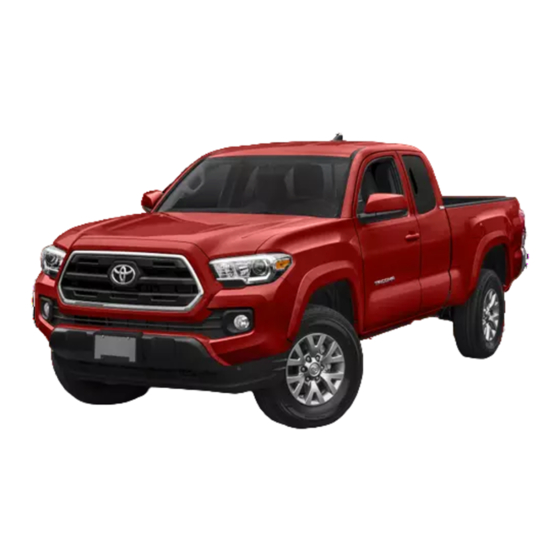 Toyota Tacoma Quick Reference Manual