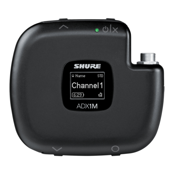 Shure ADX1M User Manual