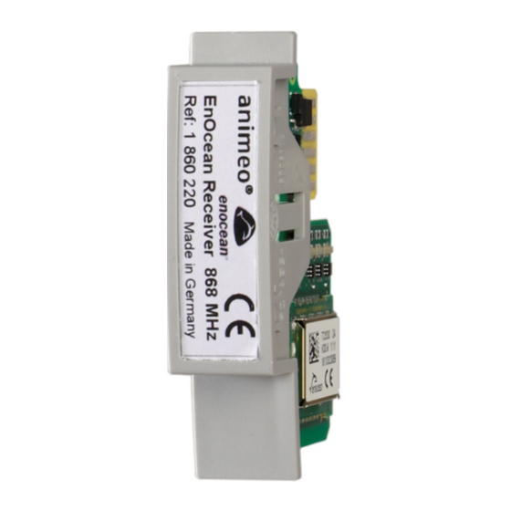 EnOcean Receiver 868 MHz Quick Start Manual