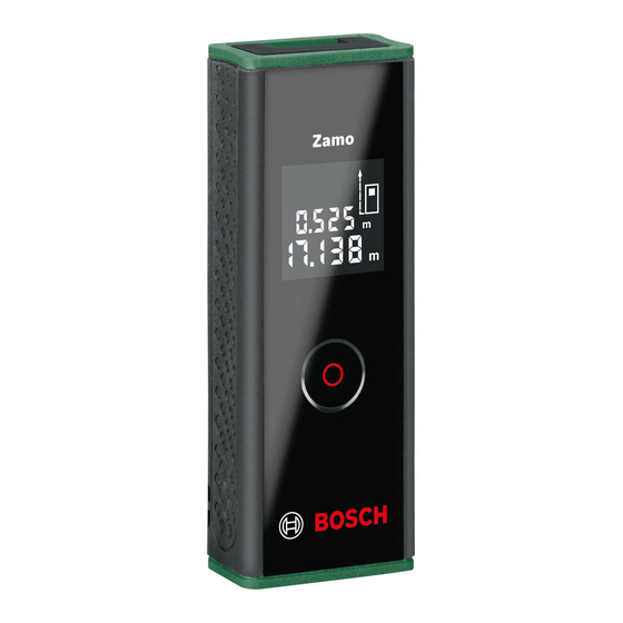 Bosch Zamo Original Instructions Manual