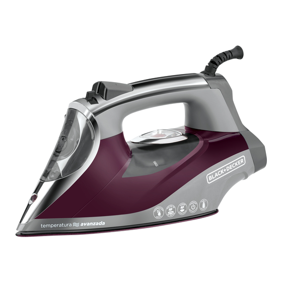 Black+Decker Temperatura Avanzada D3501 Use And Care Manual